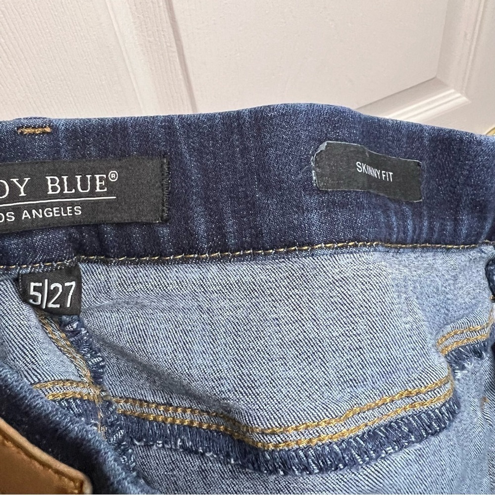 Judy Blue Skinny Fit Pull On Jeans Size 5 27” GUC - Picture 5 of 6